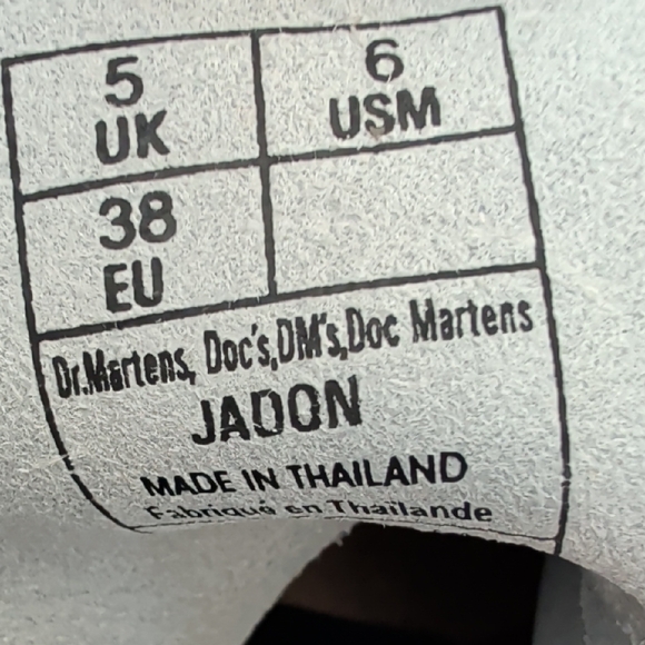 Dr. Martens White Combat Boots - Picture 10 of 10